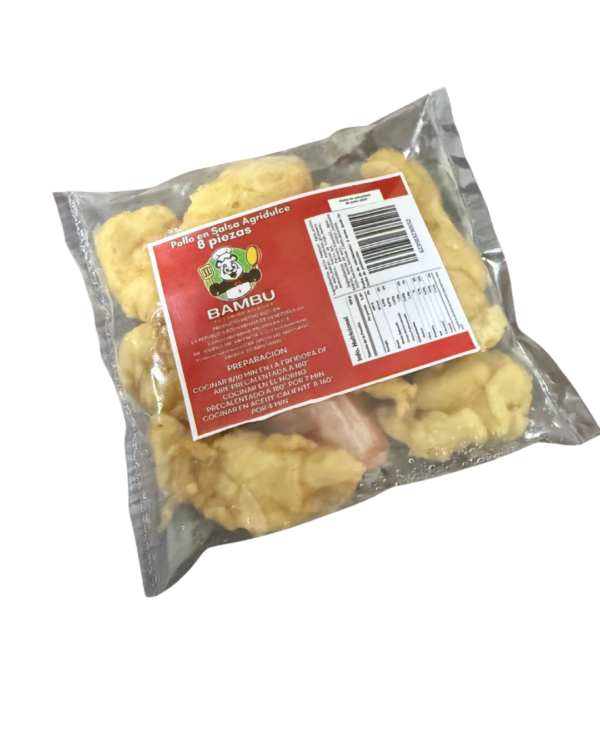 Pollo Agridulce con Salsa ( 8 piezas)